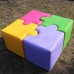KIDIGO Puzzle Kids' Pouf Set