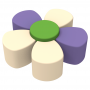 KIDIGO Flower Kids' Pouf Set