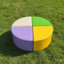 KIDIGO Cylinder Kids' Pouf Set