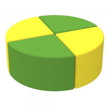 KIDIGO Cylinder Kids' Pouf Set
