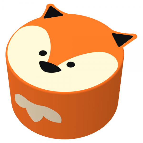 Fox Pouf KIDIGO
