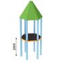 Hexagonal Tower with Roof KIDIGO