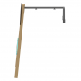 Add-on swing made of laminated beam