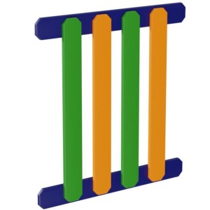 Fence board blue+yellow+green (2 pcs each) Kidigo