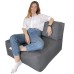 Бескаркасный модульный диван Блэк Прямой TIA-SPORT