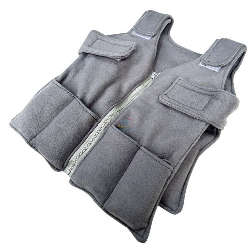 TIA-SPORT weighted sensory vest, gray