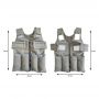 TIA-SPORT weighted sensory vest, gray
