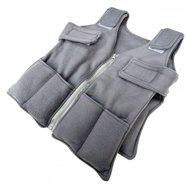 TIA-SPORT weighted sensory vest, gray