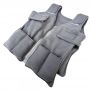 TIA-SPORT weighted sensory vest, gray