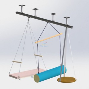 TIA-SPORT ceiling-mount suspension system for sensory swings