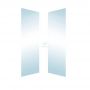 TIA-SPORT acrylic mirrors for bubble columns h-150 cm, 2 pcs