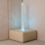 TIA-SPORT bubble column with square pouf, h-175 cm