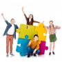 TIA-SPORT Puzzle pouf