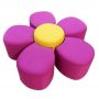 TIA-SPORT Flower children's pouf set