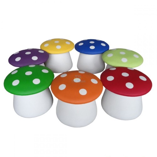 TIA-SPORT Mushroom children's pouf set