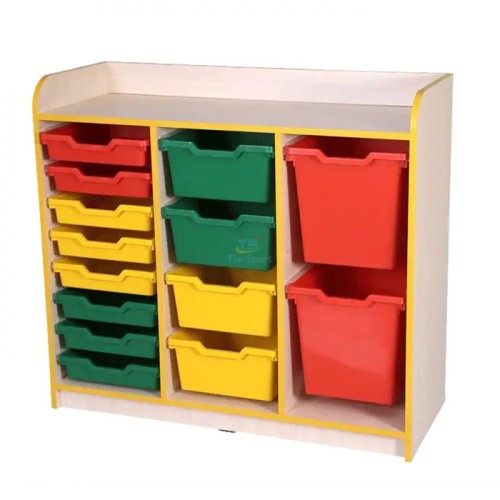 TIA-SPORT School-Garden 104 kids storage unit for schools and kindergartens