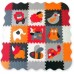 TIA-SPORT Fun Zoo puzzle play mat with border