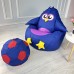 TIA-SPORT Owl Beanbag Chair, 100 cm Diameter