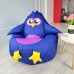 TIA-SPORT Owl Beanbag Chair, 100 cm Diameter
