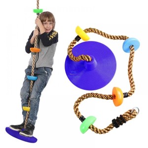 TIA-SPORT disc swing with rope