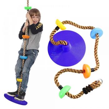 TIA-SPORT disc swing with rope