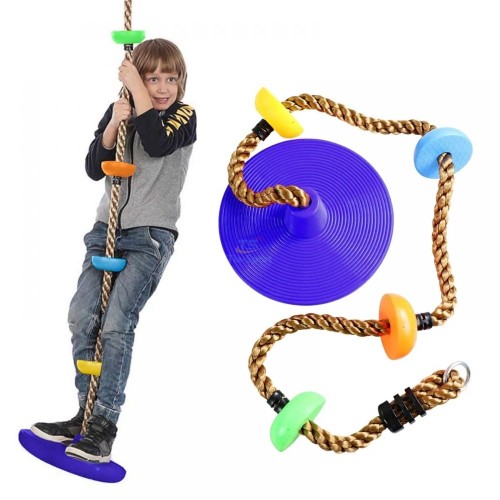 TIA-SPORT disc swing with rope