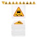 TIA-SPORT Traffic Signs Warning Seat Cushion Set
