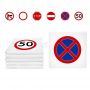 TIA-SPORT Traffic Signs Prohibitory seat cushion set