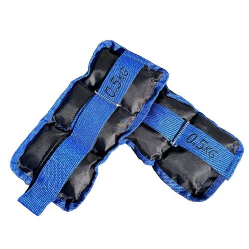 TIA-SPORT G8833-1BL arm and leg weight cuffs, 2x0.5 kg