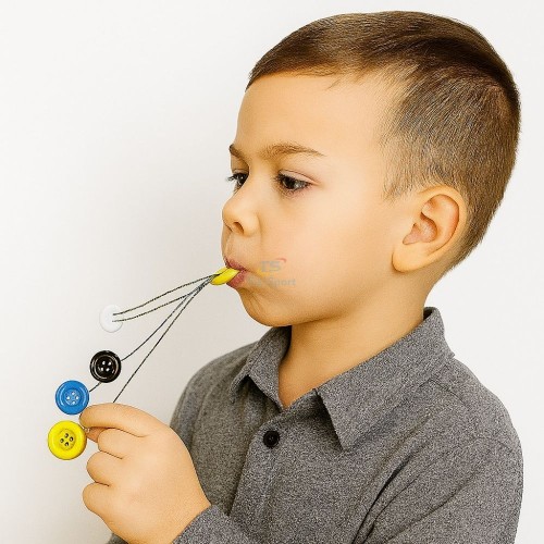 Логопедический тренажёр Пуговицы для упражнений с губами TIA-SPORT