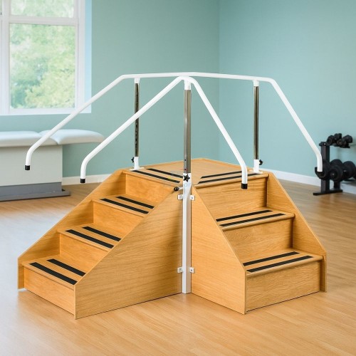 TIA-SPORT rehabilitation staircase with variable step height for lower limb recovery
