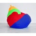 TIA-SPORT Stripey L Beanbag Chair, 120×90 cm