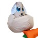 TIA-SPORT Bunny XL beanbag chair (130×90 cm)