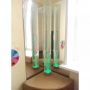 TIA-SPORT corner bubble column with pouf (h-220 cm)
