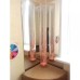 TIA-SPORT corner bubble column with pouf (h-220 cm)