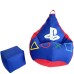 TIA-SPORT XXL pear chair with appliqué (140×100 cm)