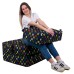 TIA-SPORT Print foam-filled frameless folding chair-bed (210×80 cm)