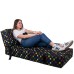 TIA-SPORT Print foam-filled frameless folding chair-bed (210×80 cm)