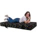 TIA-SPORT Print foam-filled frameless folding chair-bed (210×80 cm)