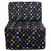 TIA-SPORT Print foam-filled frameless folding chair-bed (210×80 cm)