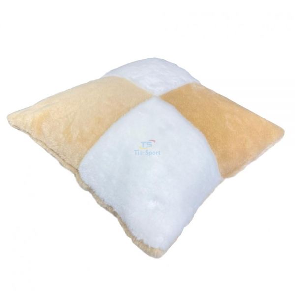 TIA-SPORT decorative faux fur cushion 35x35 cm