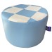 TIA-SPORT Chess round framed pouf, d-40 cm