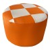 TIA-SPORT Chess round framed pouf, d-40 cm
