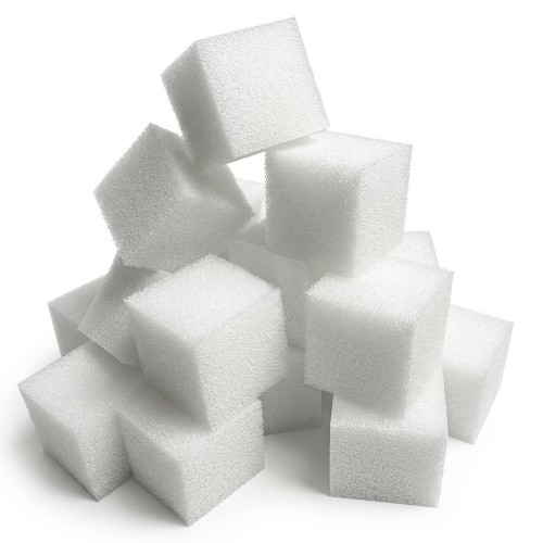TIA-SPORT white foam cubes for play rooms 30x30 cm
