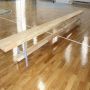 TIA-SPORT wooden gymnastic bench, L-3 m