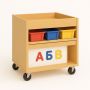 TIA-SPORT mobile drawing cart with containers