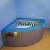 TIA-SPORT interactive framed ball pit with lighting
