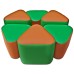 TIA-SPORT Spinner pouf h-30 cm