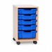 TIA-SPORT sliding storage tray, light blue