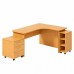 TIA-SPORT corner teacher's desk with mobile cabinets